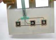 Interruptor de botón táctil de la membrana de la bóveda del metal con el logotipo claro de la aduana de la ventana dos