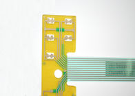 Interruptor de membrana del regulador de impresora LED con los botones grabados en relieve táctiles