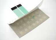 Telclado numérico táctil grabado en relieve a prueba de humedad del interruptor de membrana del LED para los instrumentos médicos