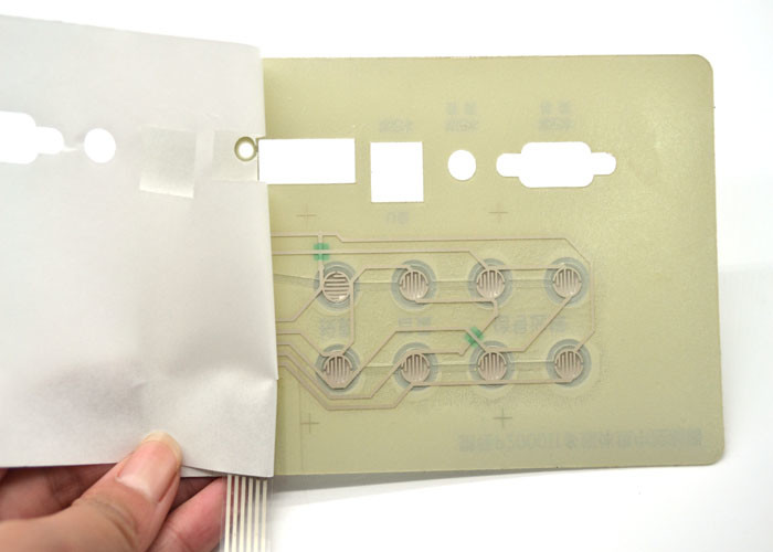 Telclado numérico del interruptor de membrana de la prueba del polvo, interruptor táctil de encargo del botón