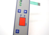Telclado numérico grabado en relieve plástico 175mmx45m m del interruptor del tacto de la membrana de la bóveda del metal