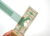 Interruptor de membrana tamaño pequeño del LED con la bóveda del metal para el sistema de ventilación