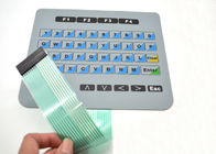 Interruptor de membrana plano estándar durable/teclado de membrana de goma a prueba de humedad