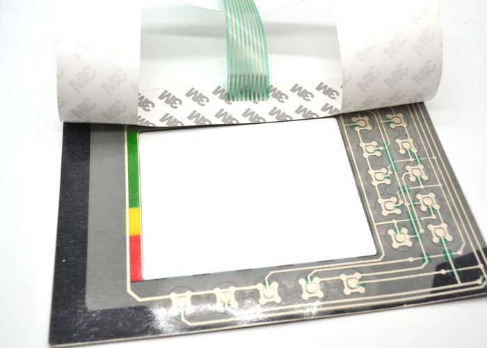 Tratamiento superficial colorido de impresión de la pantalla del interruptor de membrana de la bóveda del metal