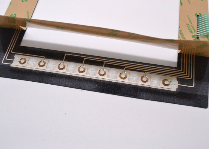 Teclado retroiluminado durable del interruptor de membrana con la ventana clara para el equipo del instrumento